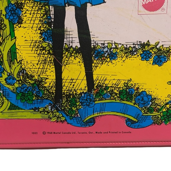 Vintage 1968 The World Of Barbie Vinyl Barbie Doll Case - Picture 4 of 13
